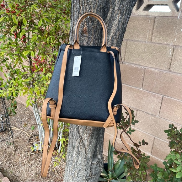 Kim Rogers New Black Brown Backpack Purse Bag main image 5